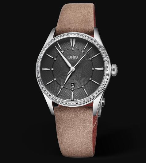 Oris Artelier Date Diamonds 33mm Replica Watch 01 561 7724 4953-07 5 17 33FC